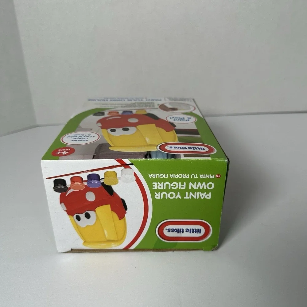Little Tikes Paint Your Own Figure‎ Cozy Coupe Red Yellow Car Craft Kit New